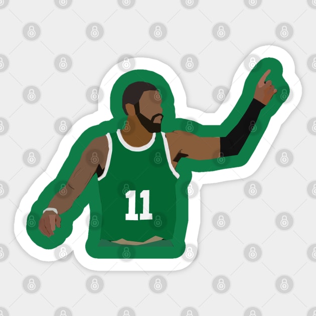 Kyrie Irving- Boston Celtics Sticker by xavierjfong